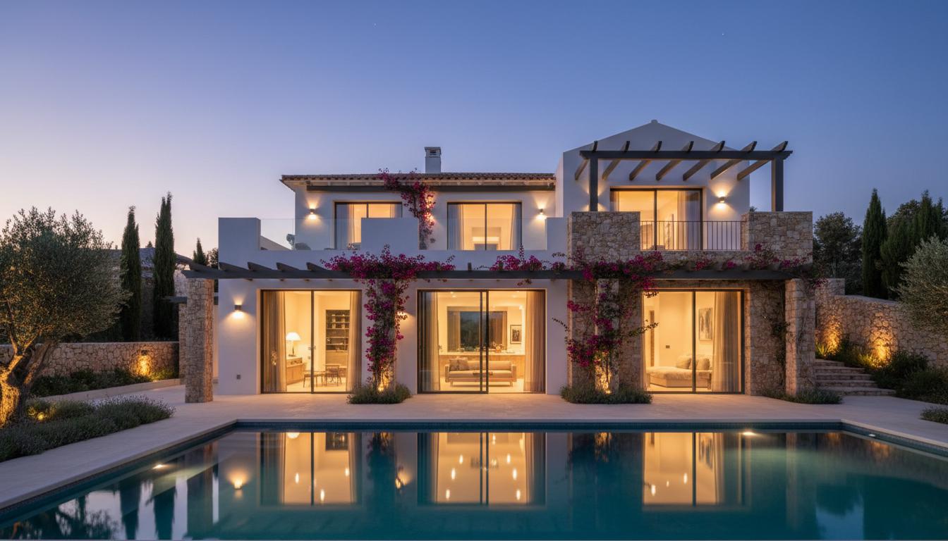 Private villa exterior for buyout and retreat events